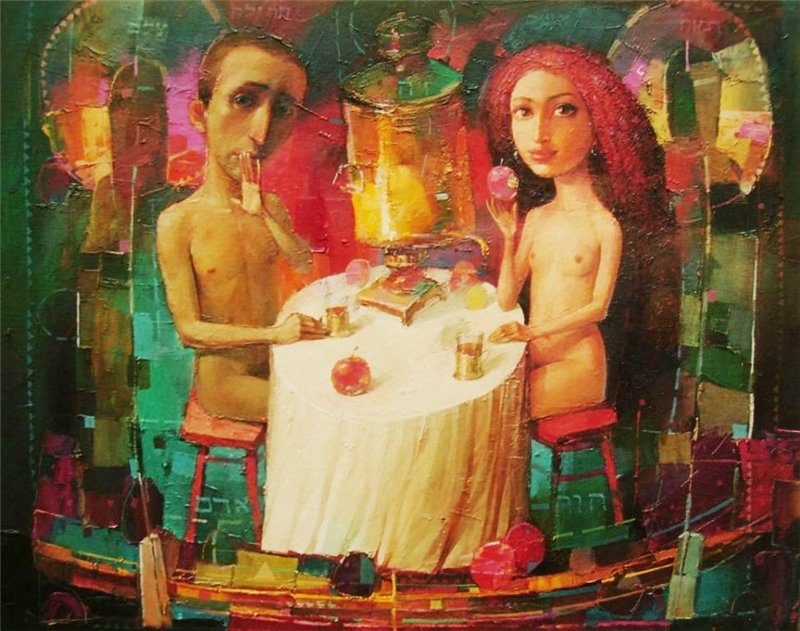 Adam And Eve by Alexander Antoniuk
